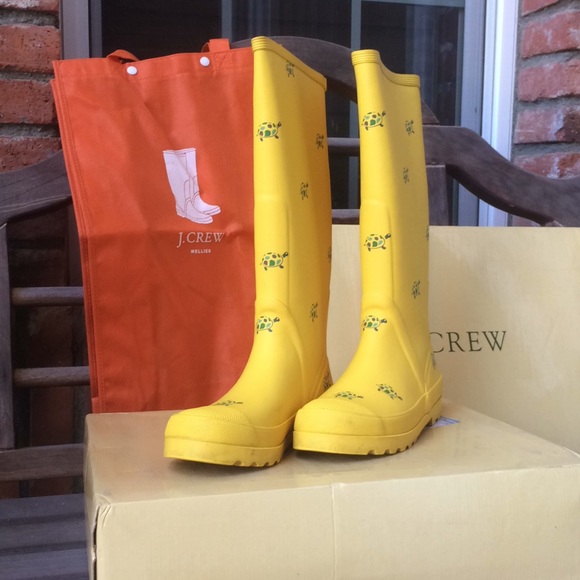 j crew wellies